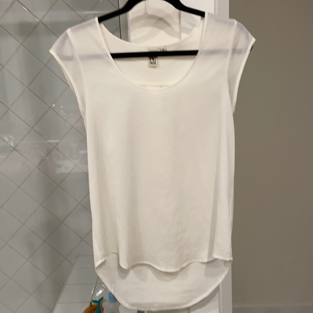 Cream s/s blouse
